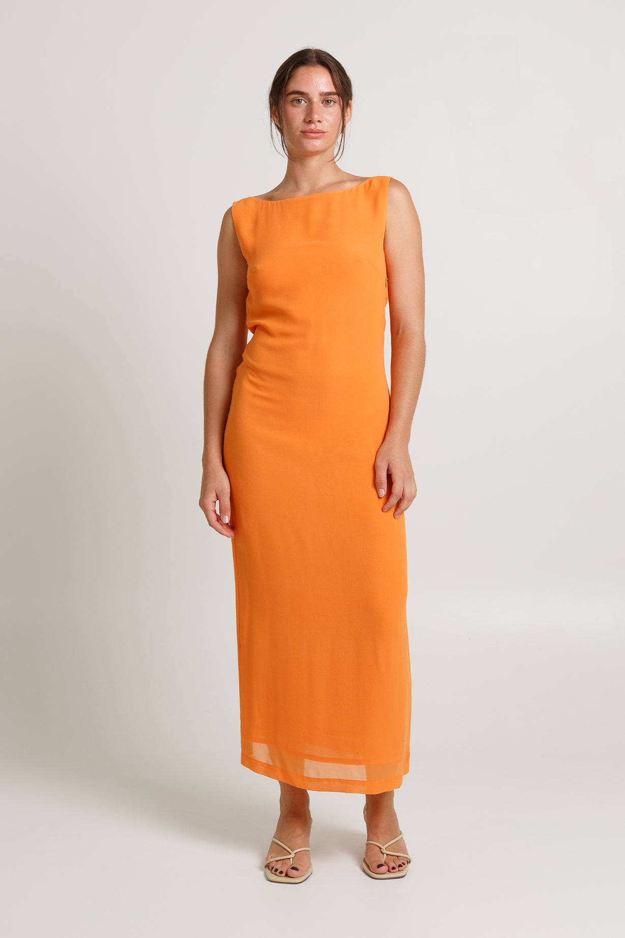 Cowl Back Dress | Carota $349 - OCTOBER