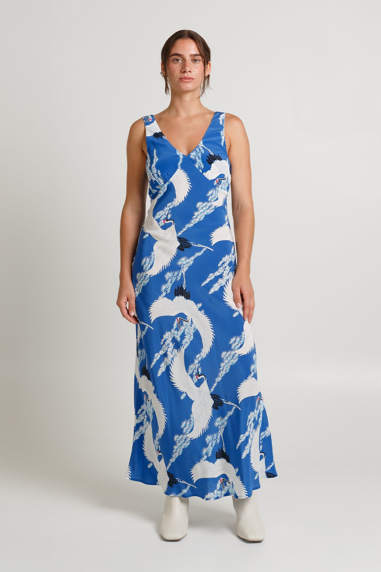 Plunge Bias Dress | Gru Volante $349 - OCTOBER