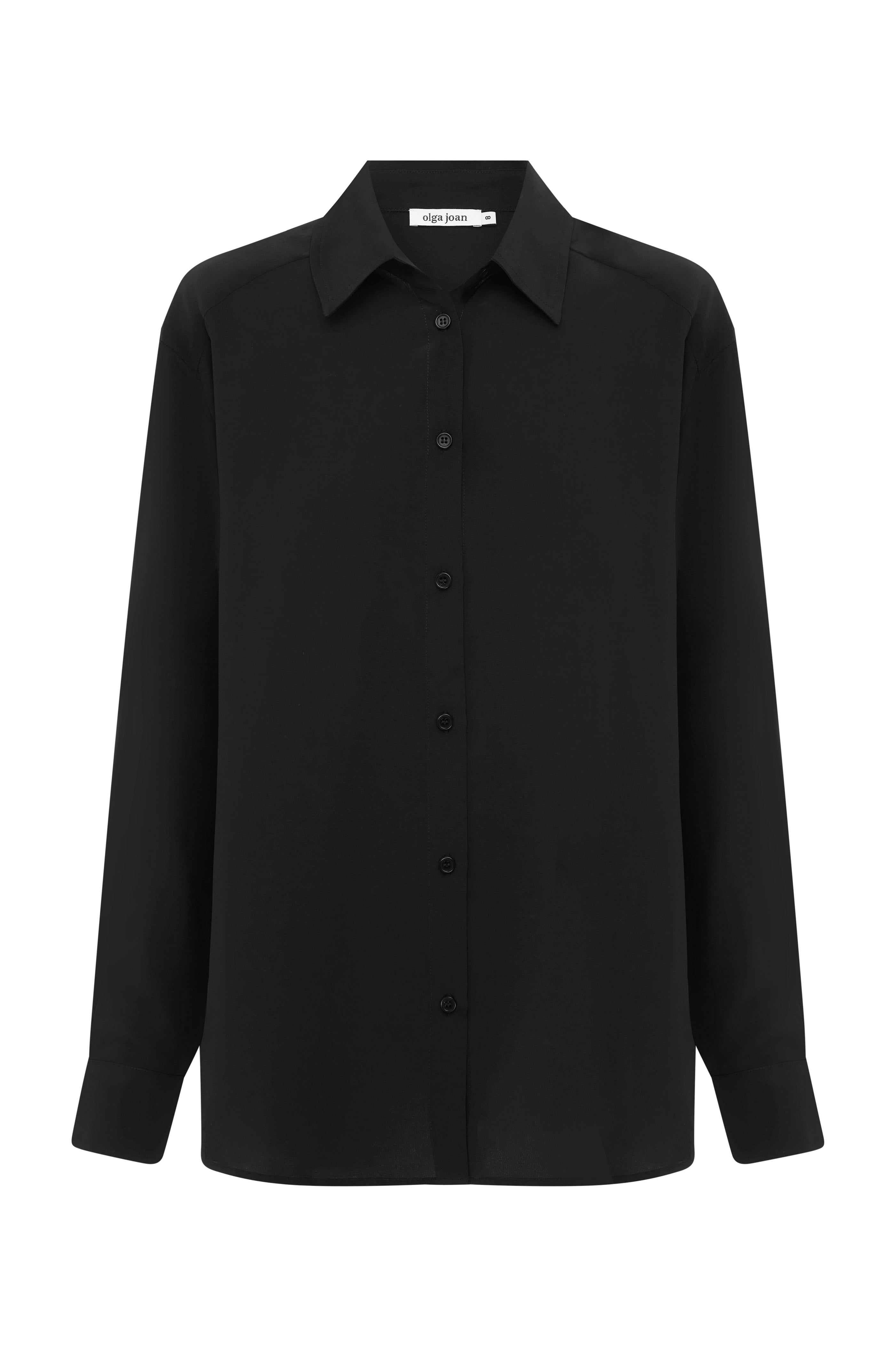 Relaxed Long Sleeve Silk Shirt | Nera $319