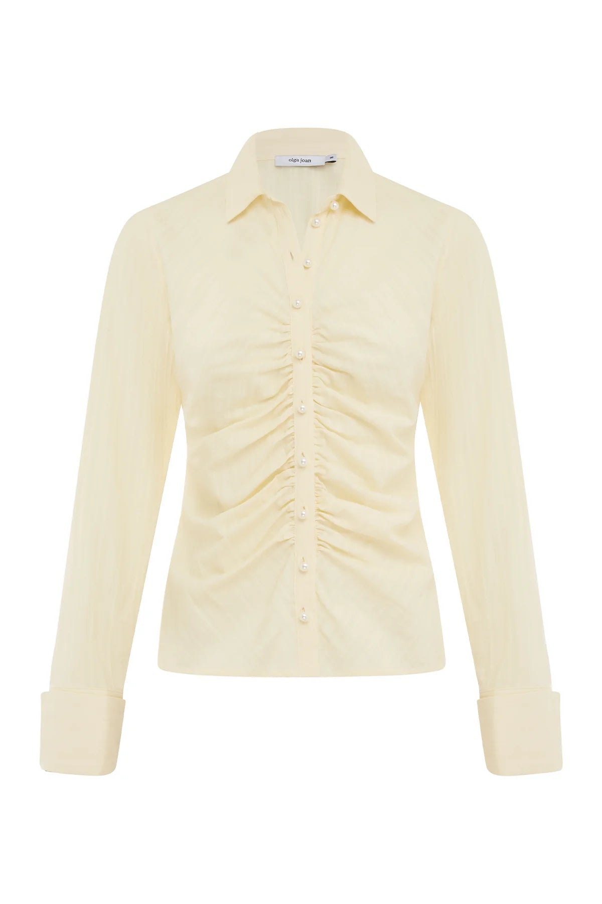 Ruched Front Shirt | Burro $229 - AVAILABLE NOW