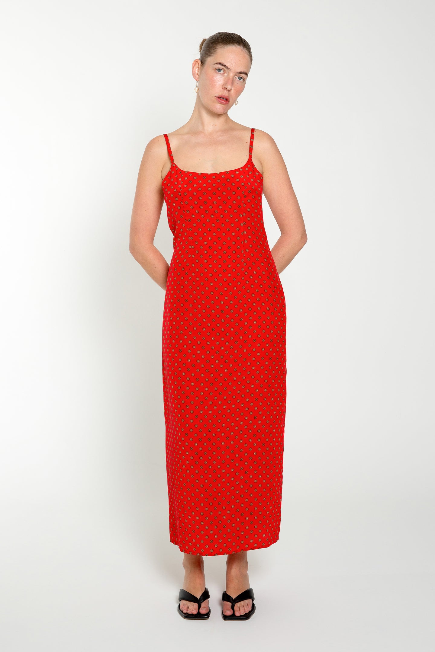 Straight Slip Dress | Gea Rossa $329