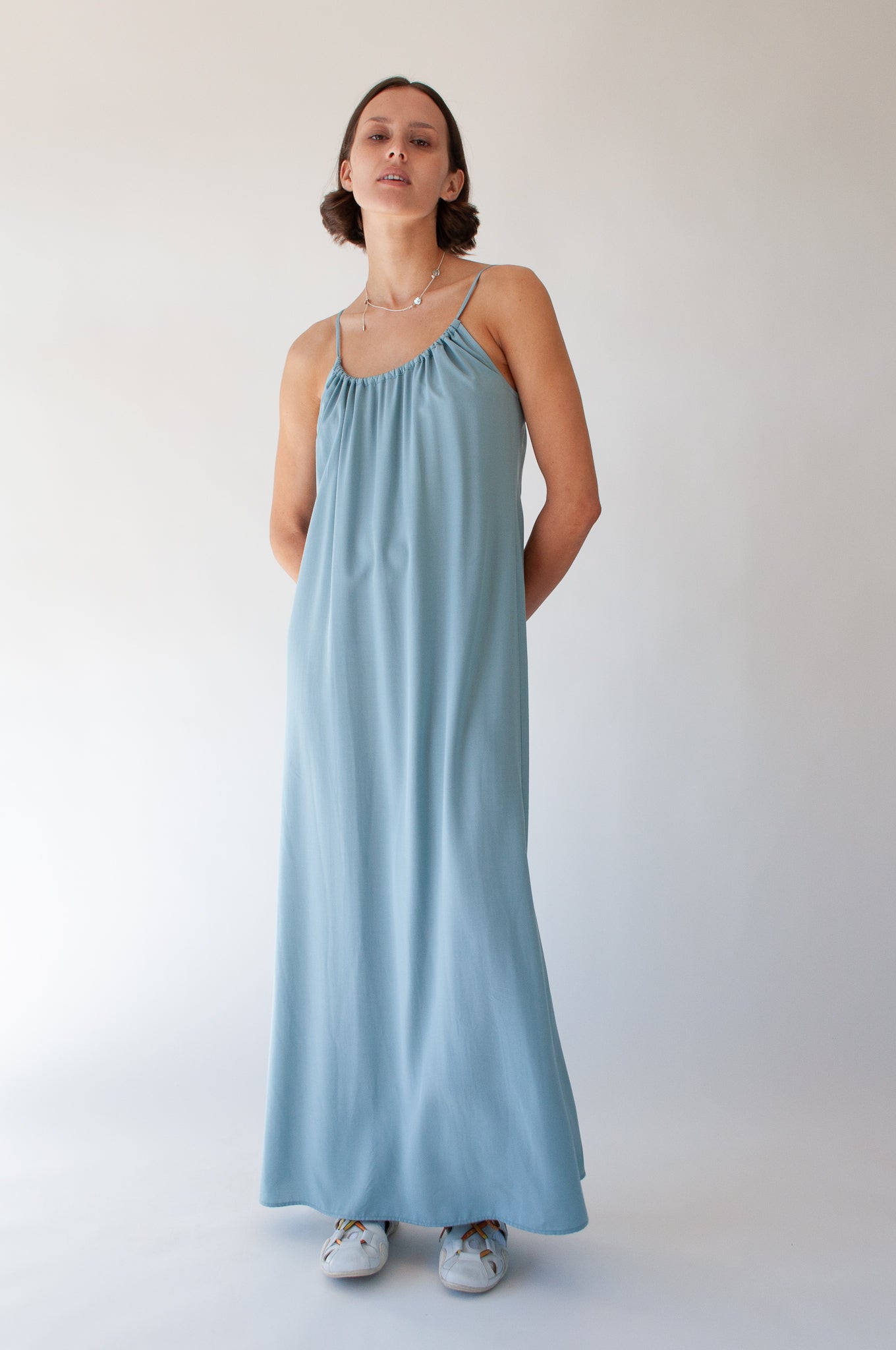 Ode Dress | Slate Blue $325