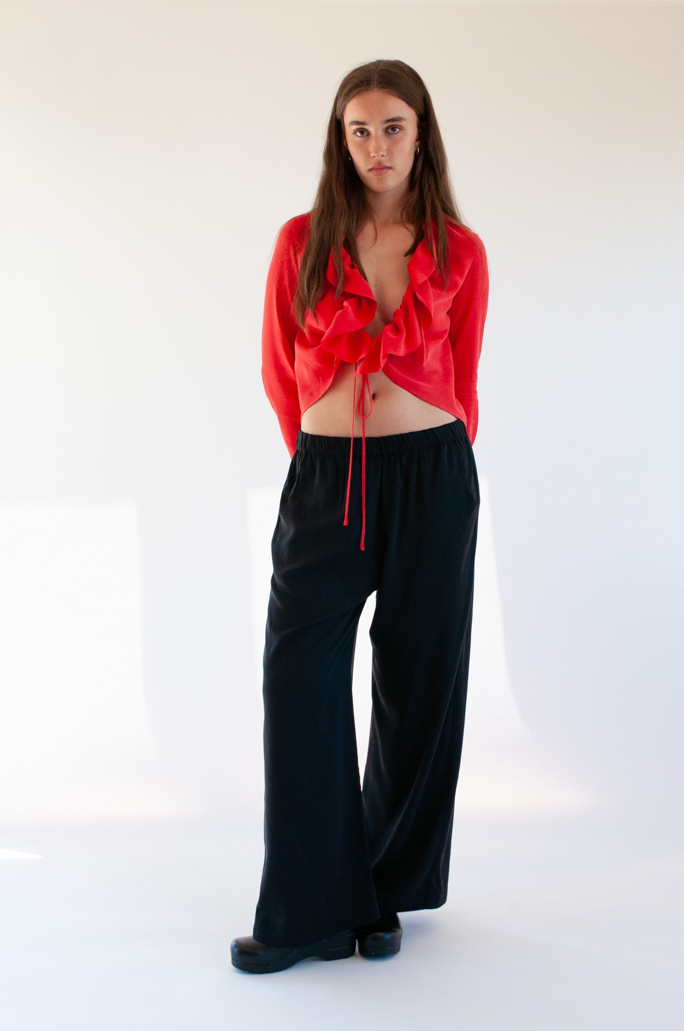 Shall We Blouse | Tomato Red $308
