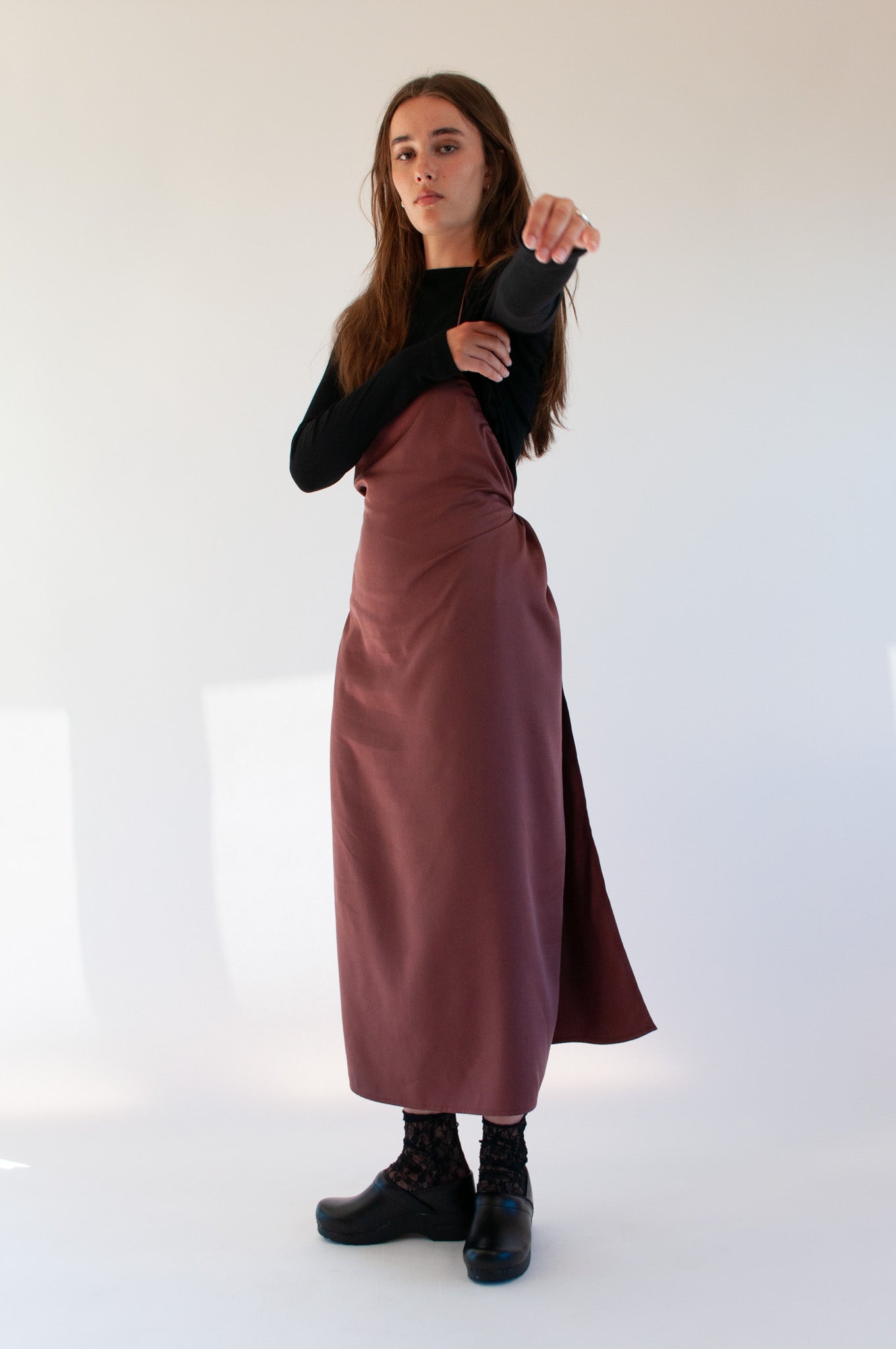 Apron Dress | Tuscan Red $290
