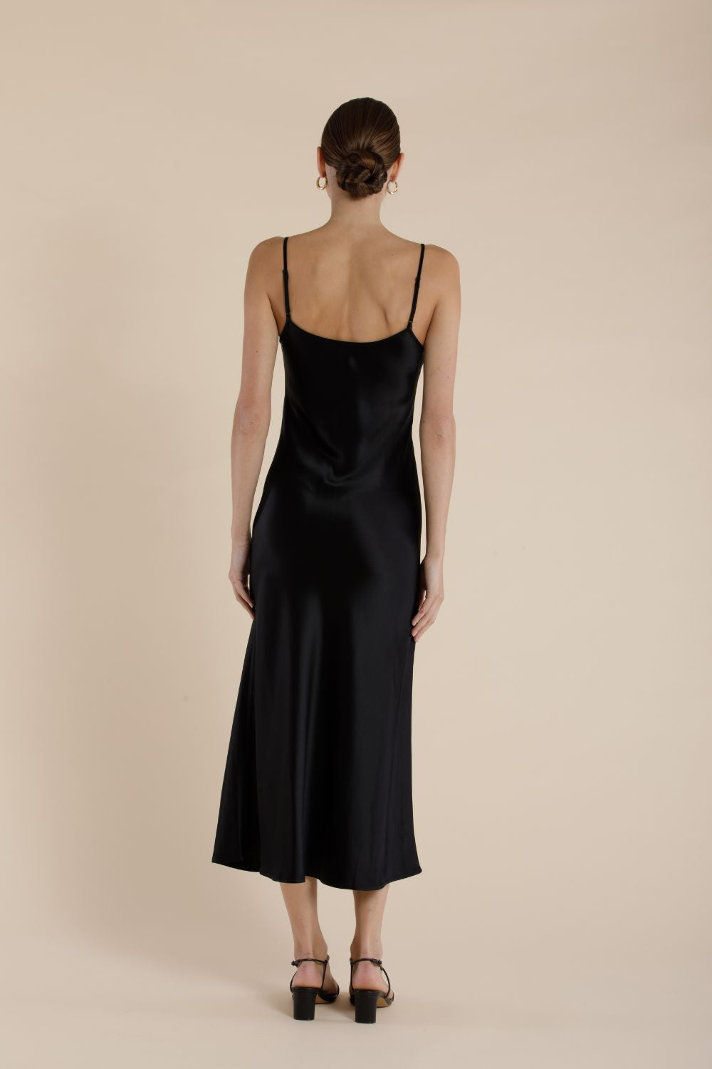 Nora Slip Dress | Black $350