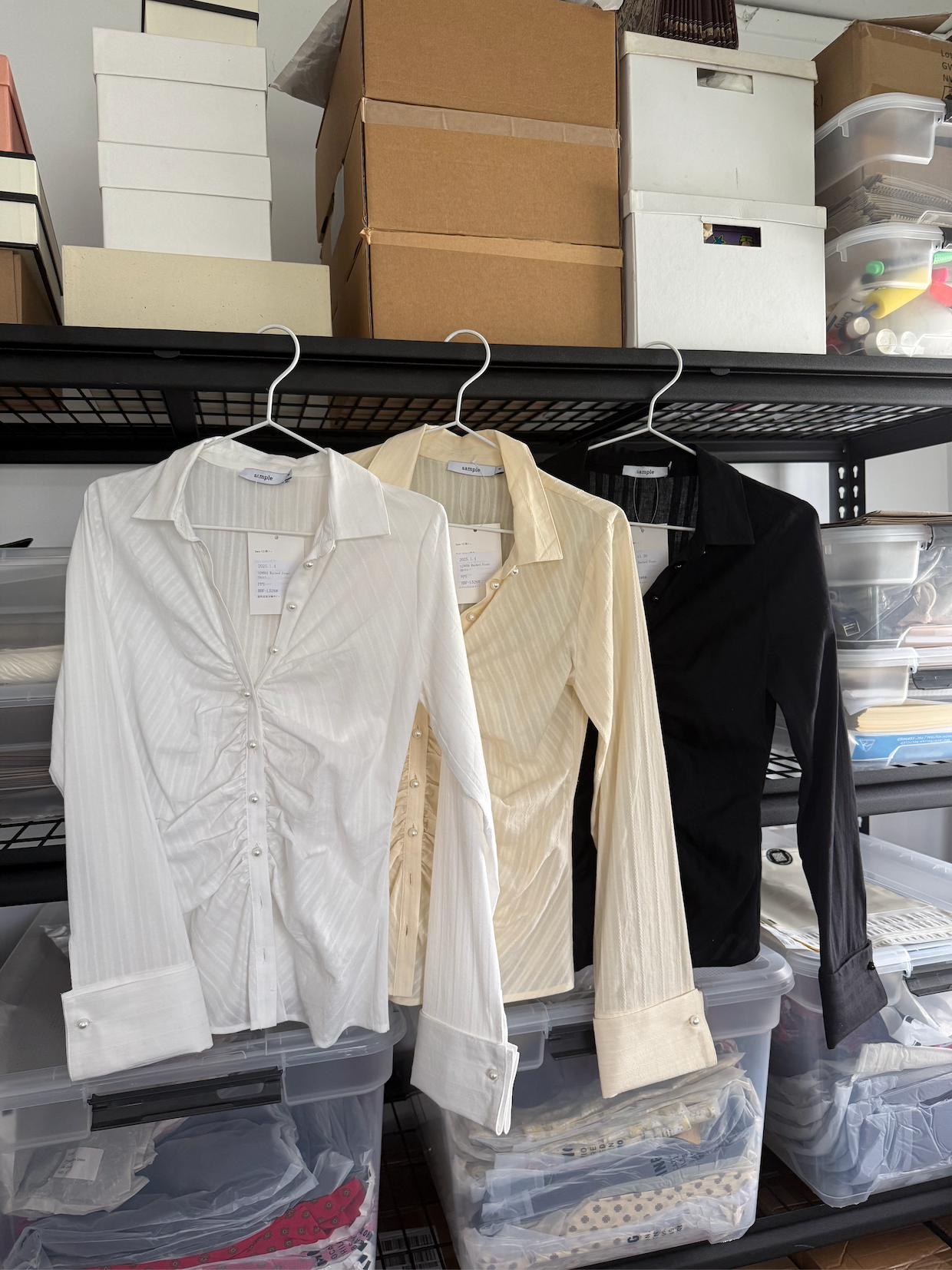 Ruched Front Shirt | Burro $229 - AVAILABLE NOW