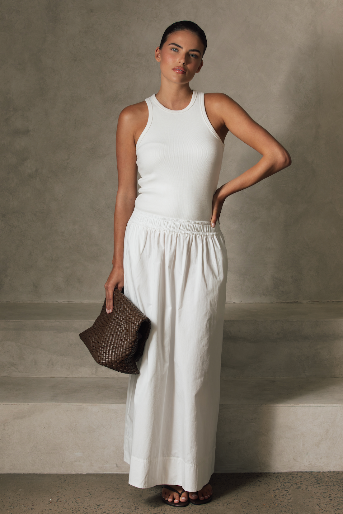 The Camille Tank | White $90