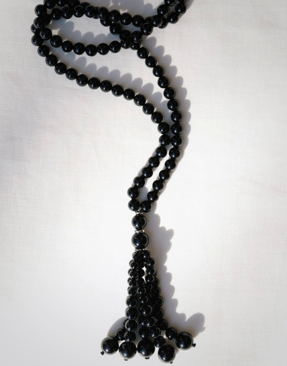 Agate Tassel Totem Necklace | $350