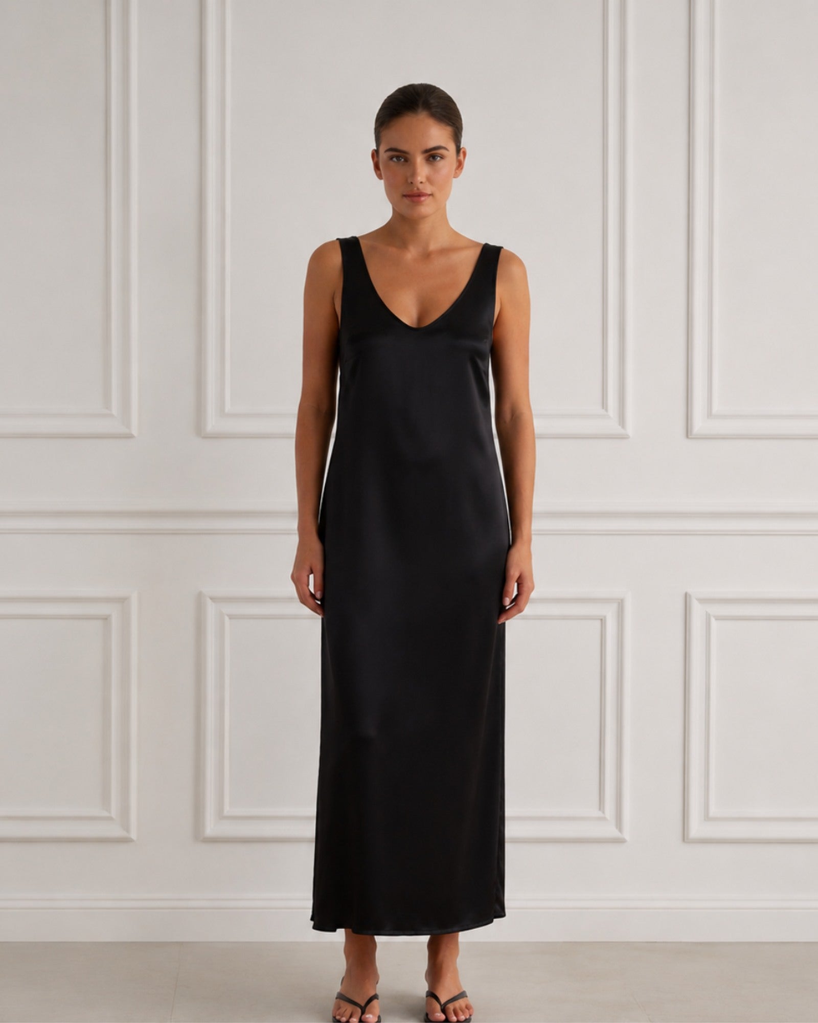 6. The Dresses | The Cora Slip Dress | Black $350 [SOH]