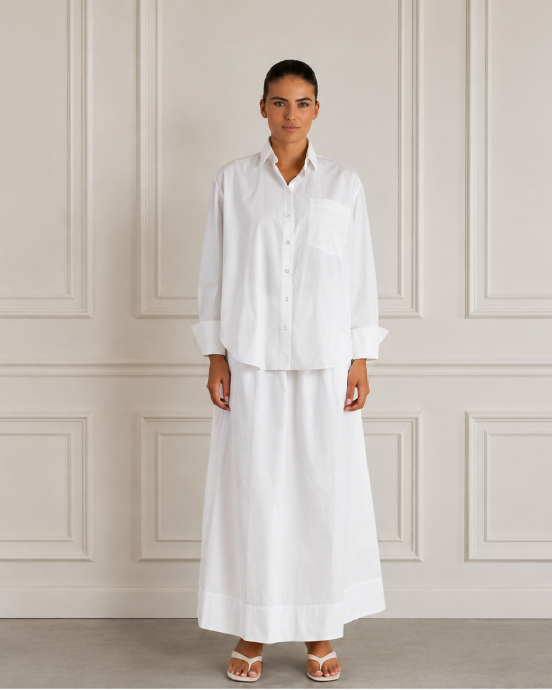 2. The Shirts| The Ida Shirt | White $280 [SOH]