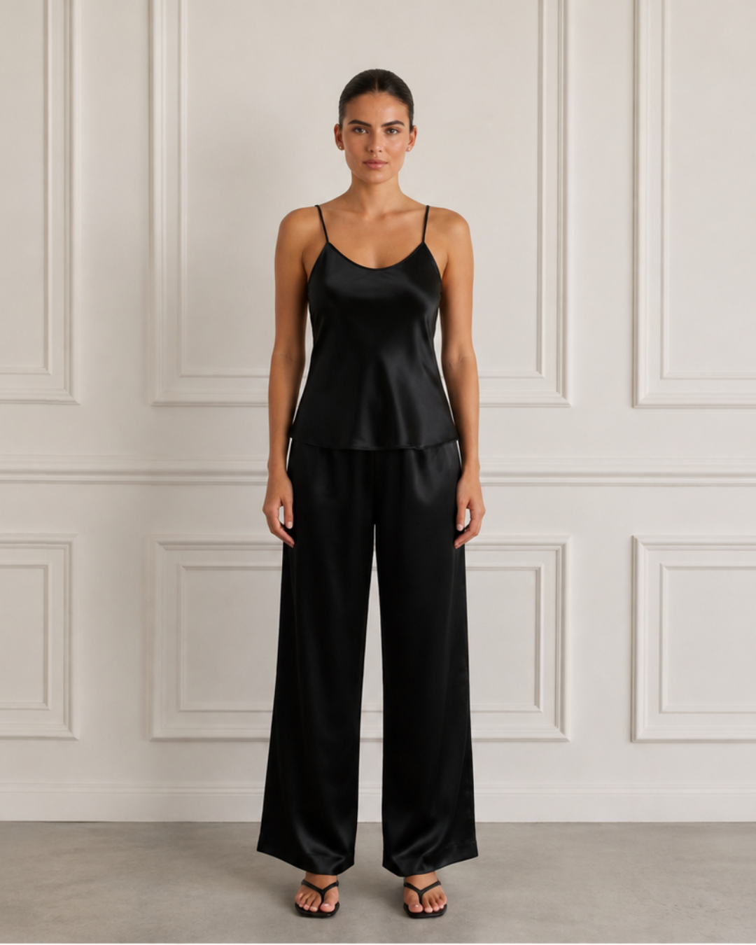 1. The Base | The Maeve Cami | Black $220 [SOH]