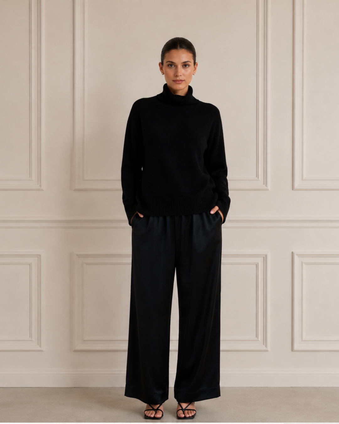 3. The Layers | The Maya Knit | Black $380 [SOH]