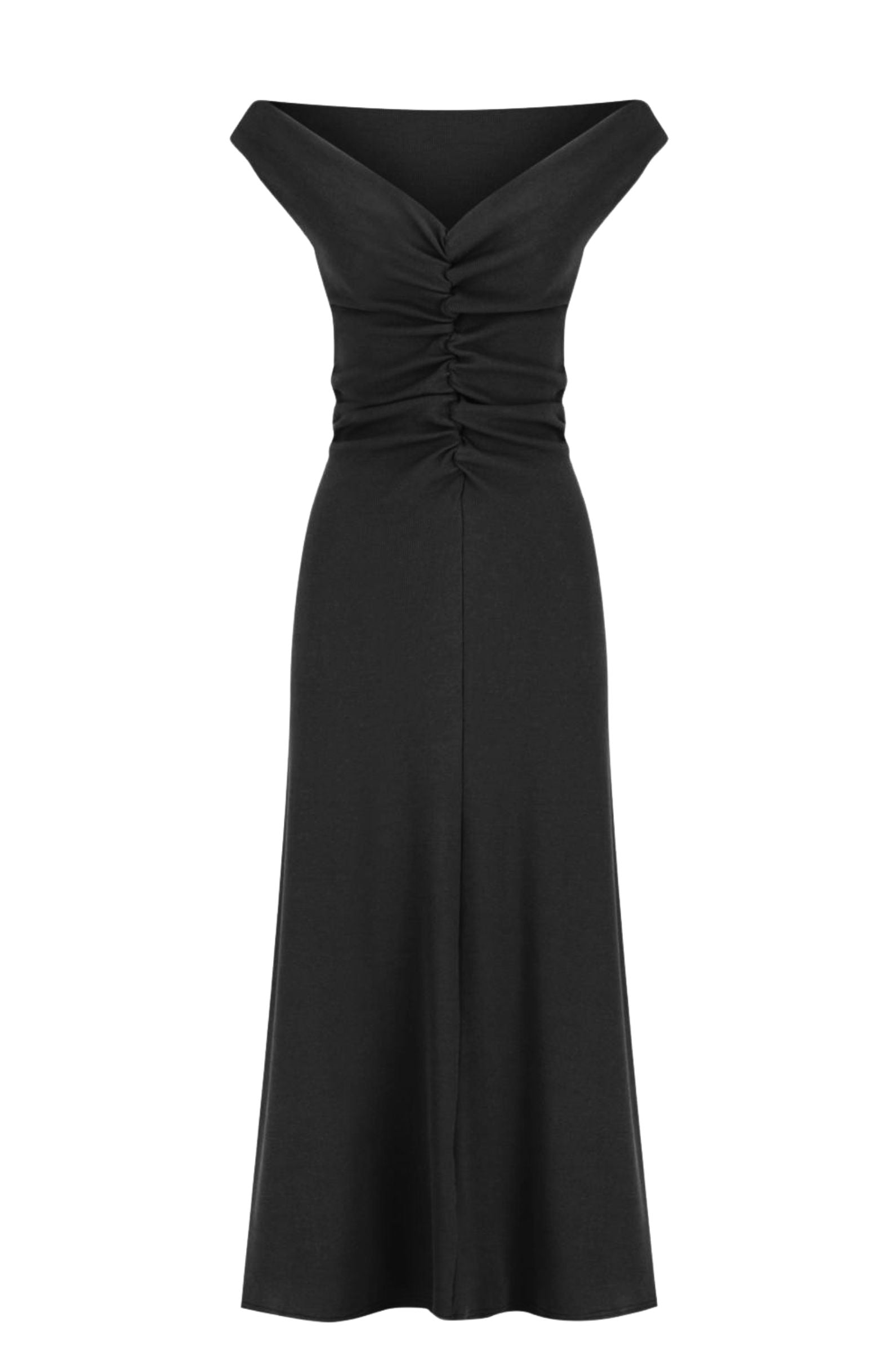 Niveah Dress | Black Rib $340
