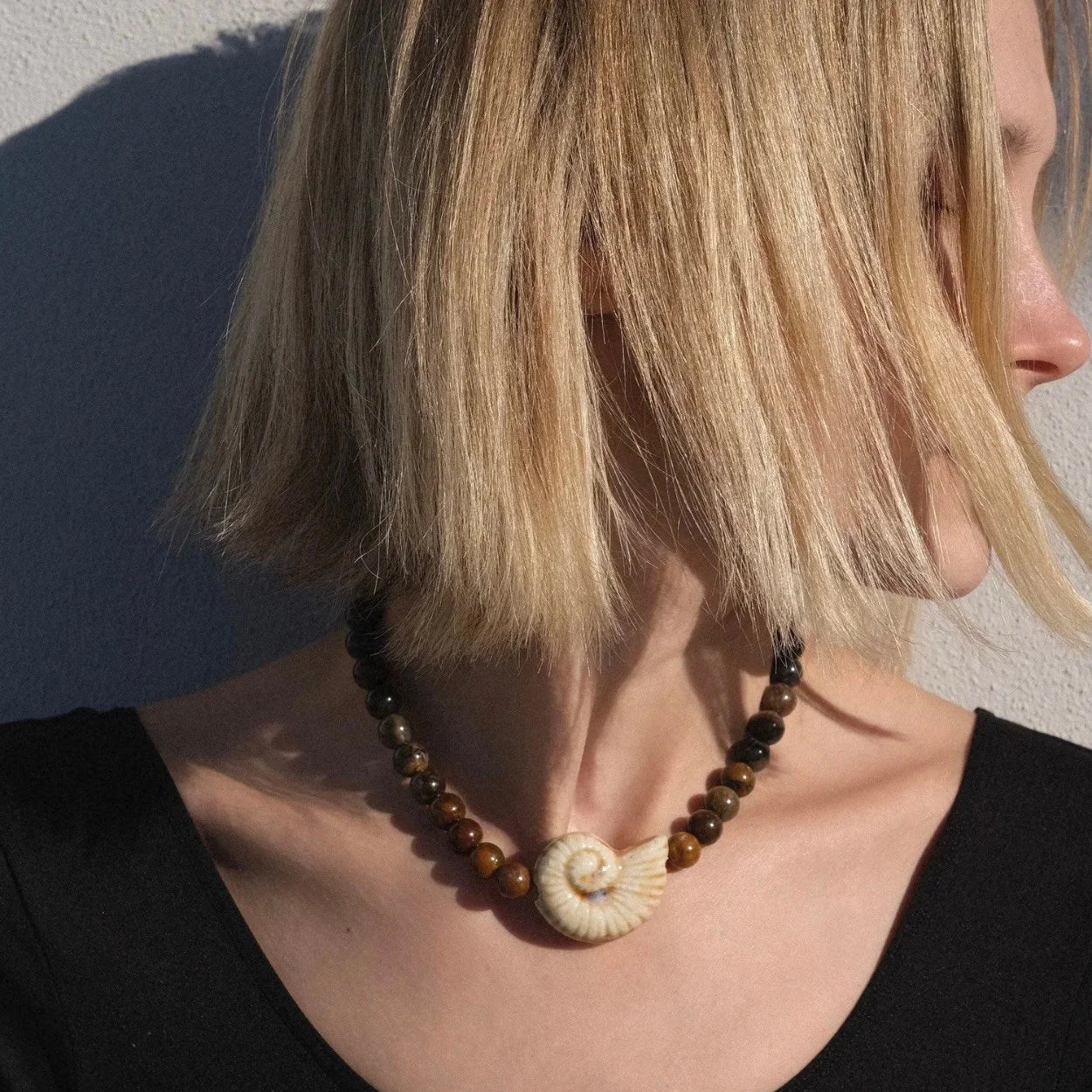 Happy Place Necklace | Cocoa $175