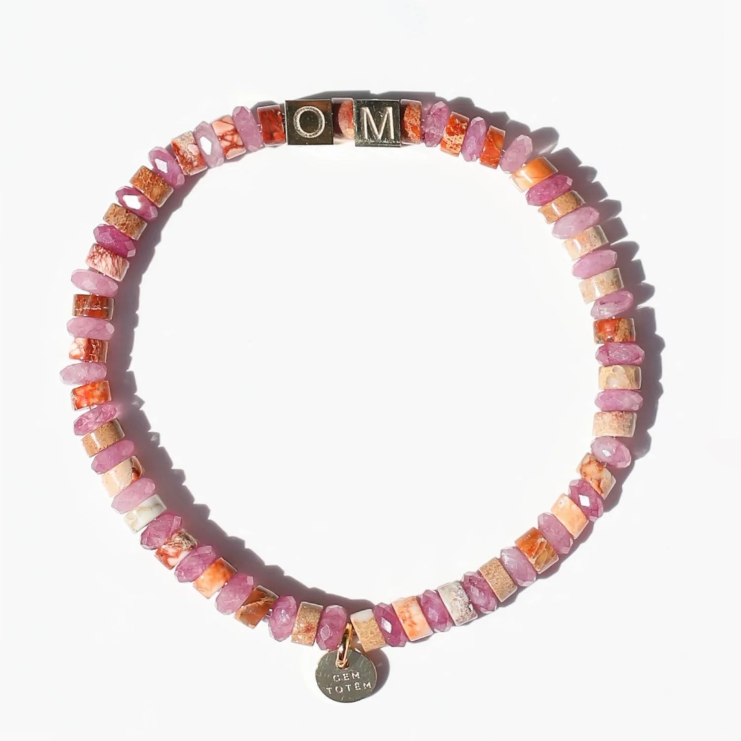 OM Bracelet |  Jasper and Tourmaline $165
