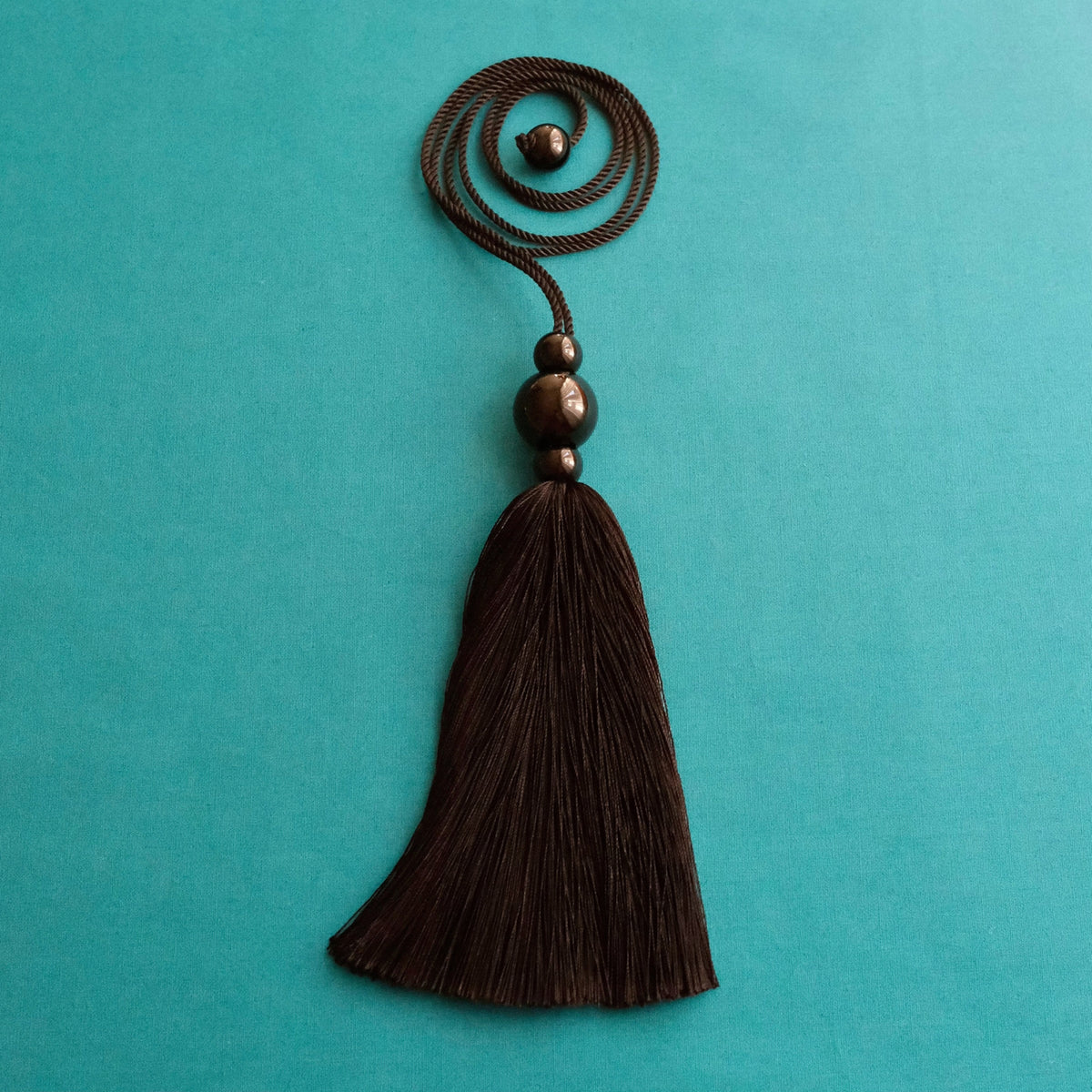 Totem Tassel Necklace | Black $235