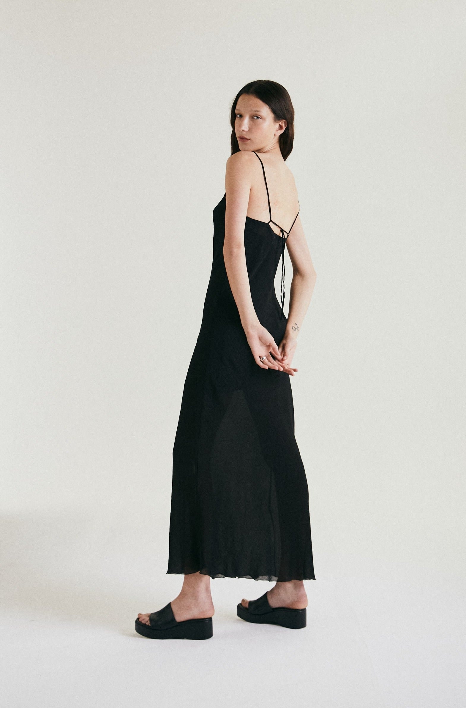 Abstract Dress | Black $349 | MTO