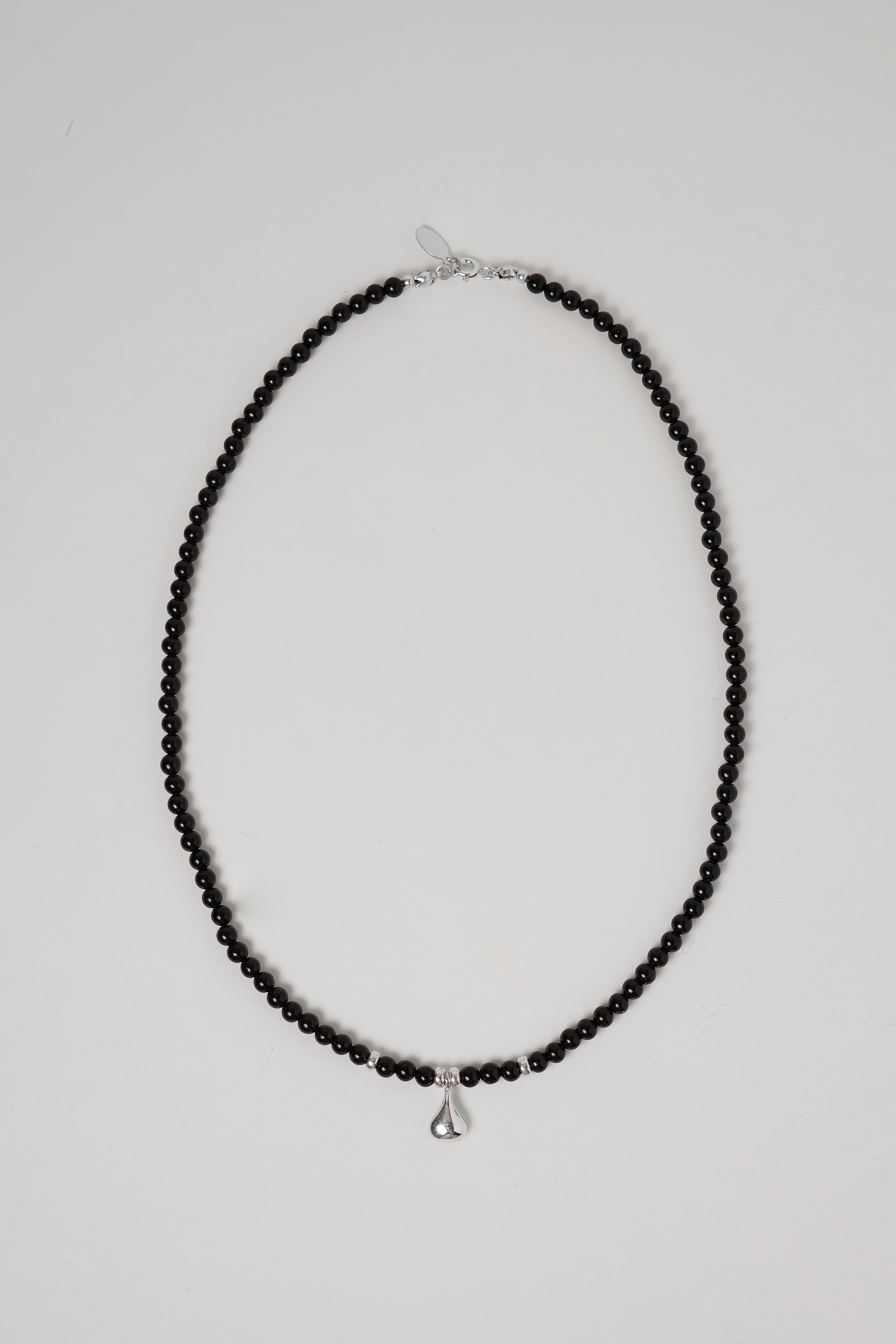 Devin Necklace | Black Agate $189