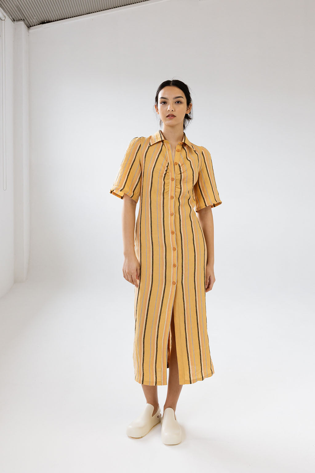 Mari Dress | Earth Stripe $395