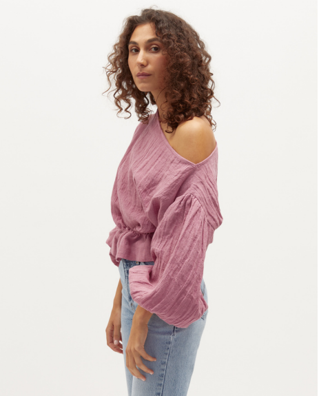 Anna Frill Blouse | Rose $245