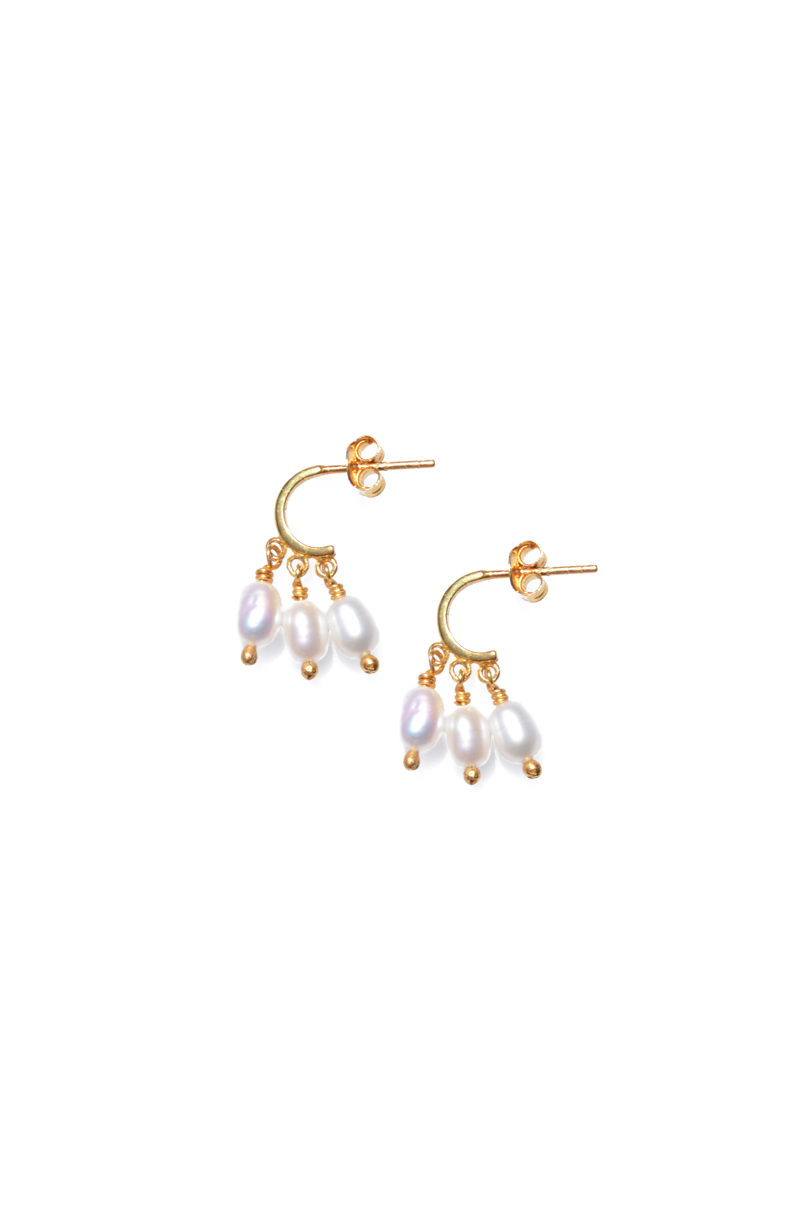 THE OTHER SIDE | Mena Pearl Studs | $89